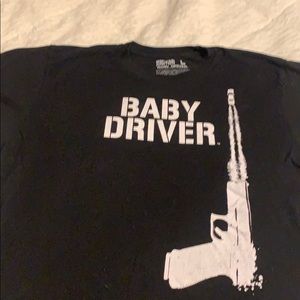 3/$15 Great Condition Baby Driver T-Shirt L